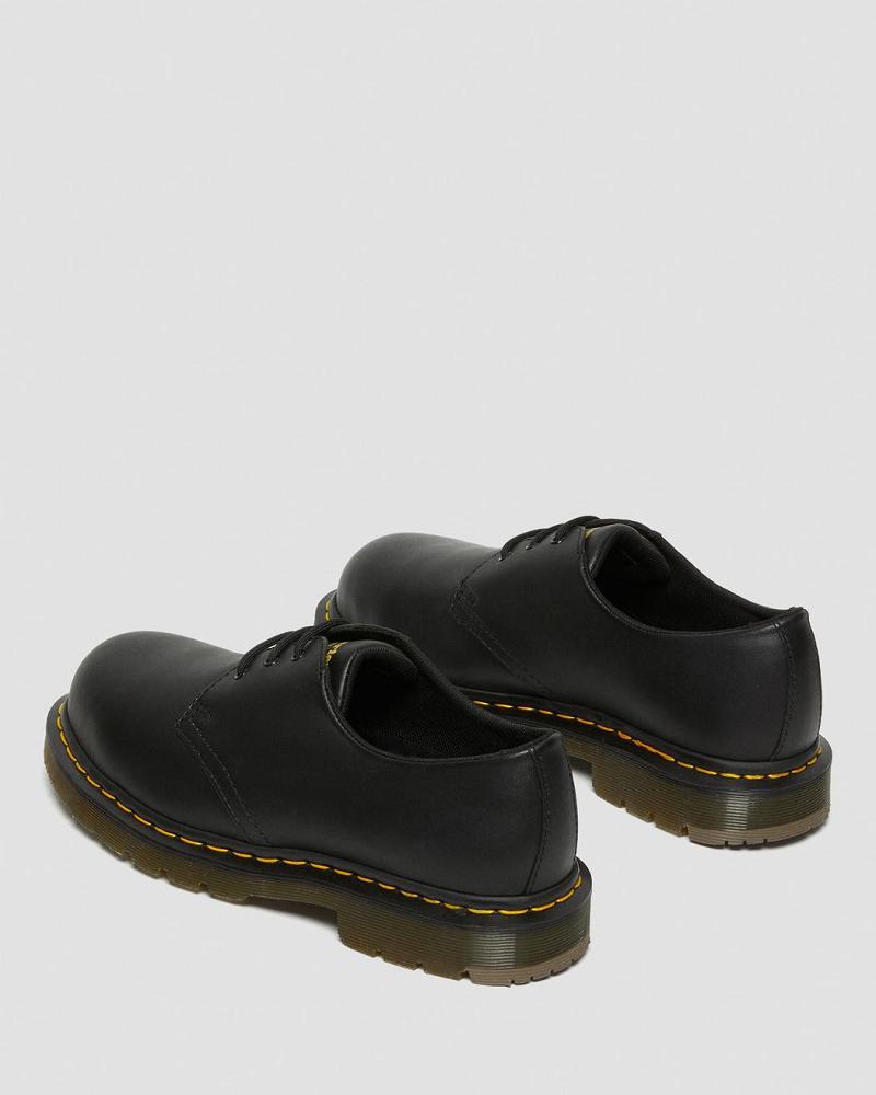 Dr Martens 1461 Slip Resistant Steel Tå Oxford Sko Dame Sort | DK 369ILH